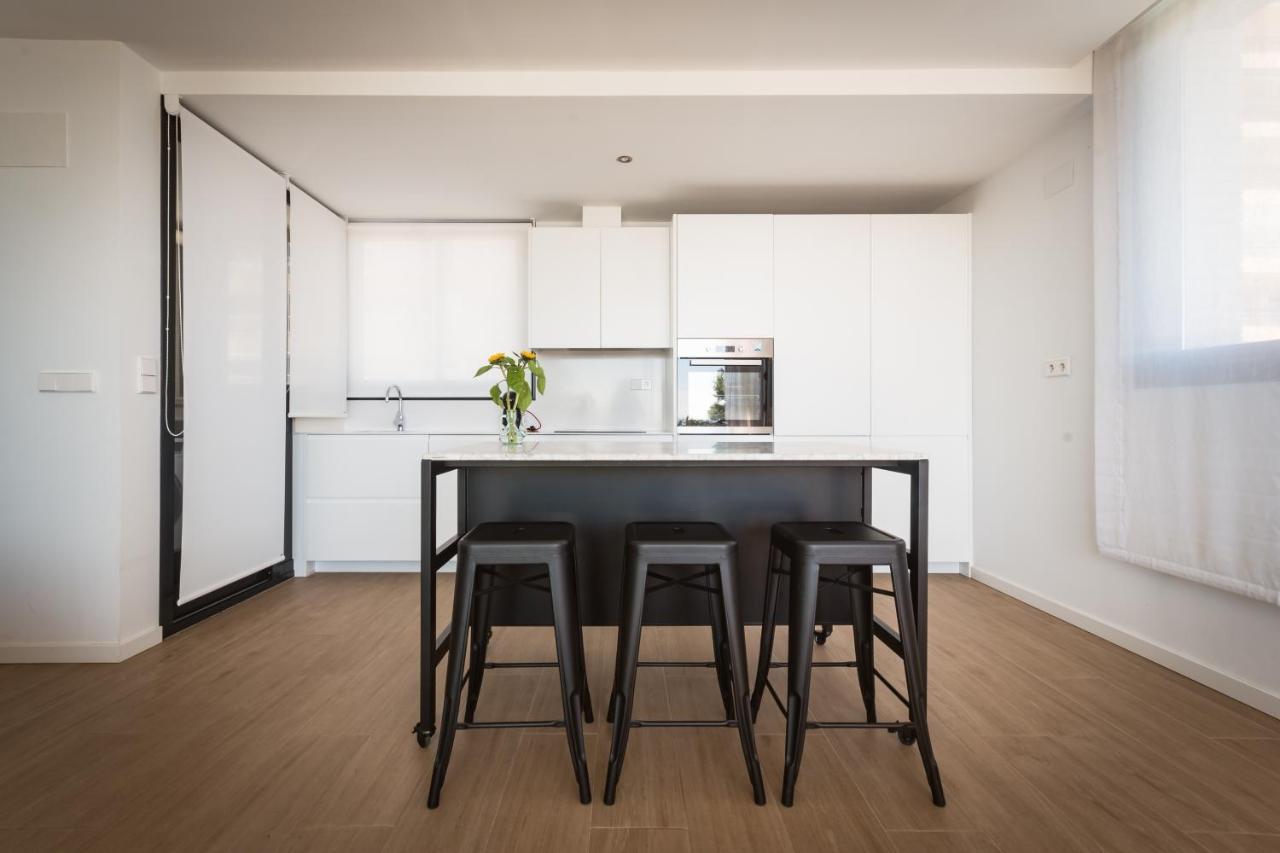 Modern Sea Front Sea Waves Apartment Alicante Luaran gambar