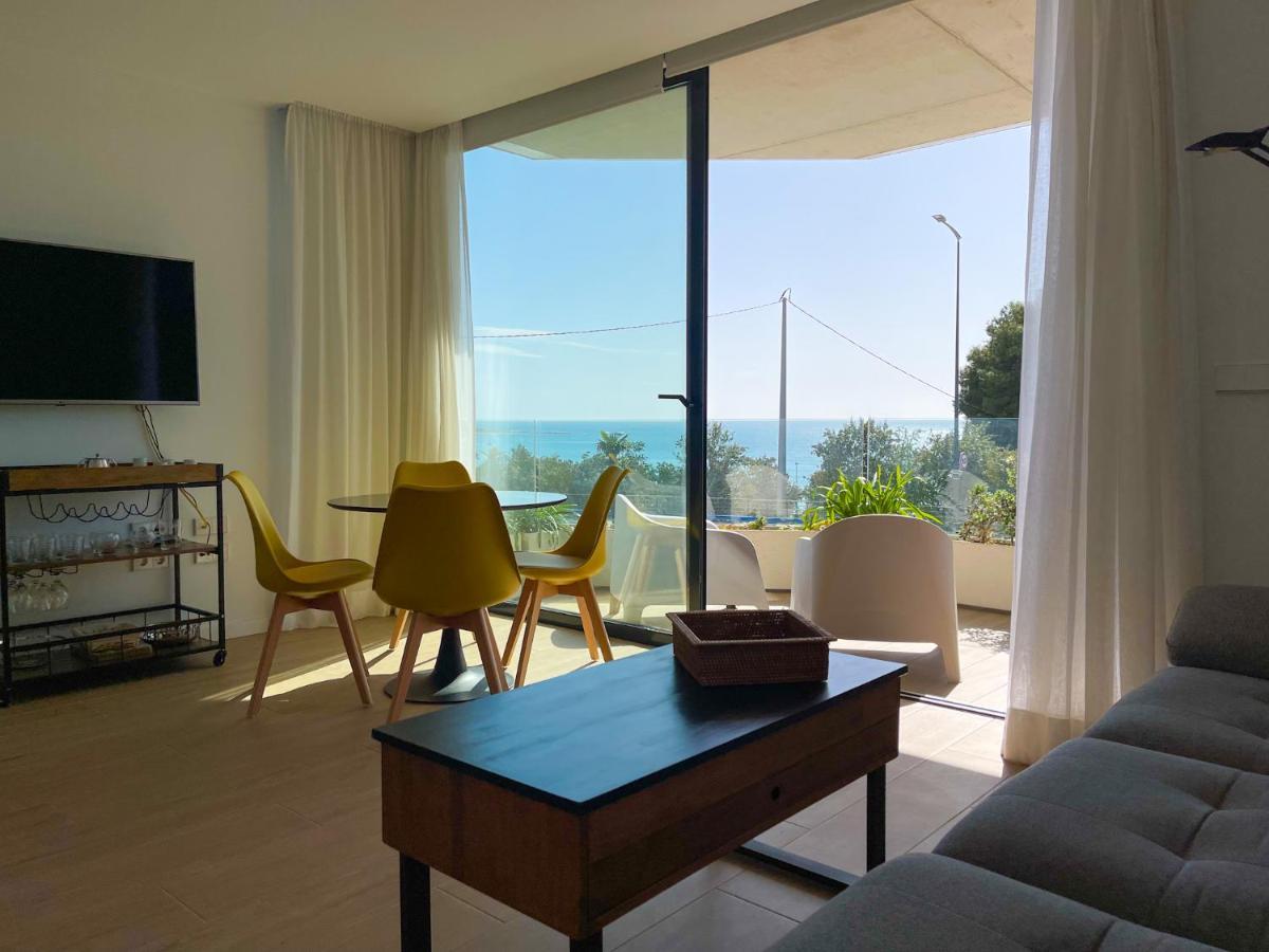Modern Sea Front Sea Waves Apartment Alicante Luaran gambar